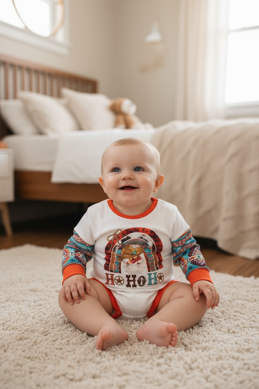 Ho HO HO Santa Romper