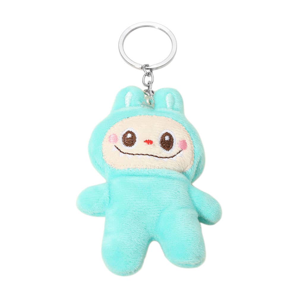 12PCS - Plush Labubu Doll Keychains / Bag Charms
