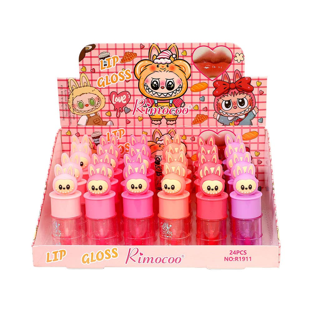 24PCS - Labubu Monster Bunny Top Lip Gloss