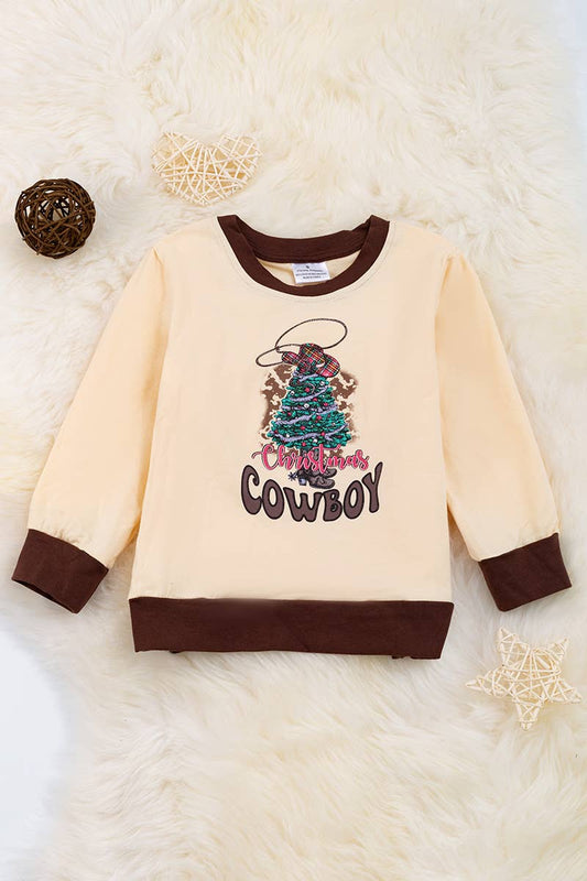 CHRISTMAS COWBOY SWEATSHIRT