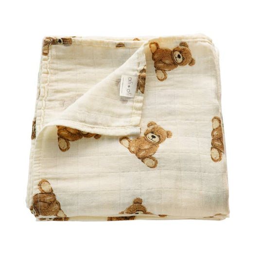 Bamboo Muslin Swaddle Baby Blanket