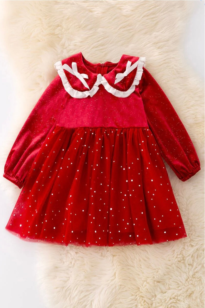 Shimmer Red Dress