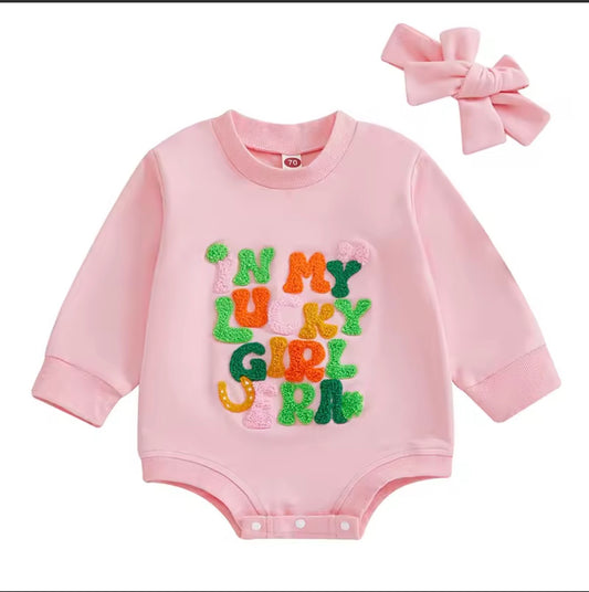 On My Lucky Girl Era Romper