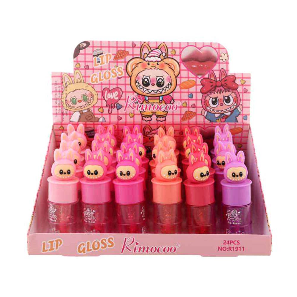 24PCS - Labubu Monster Bunny Top Lip Gloss
