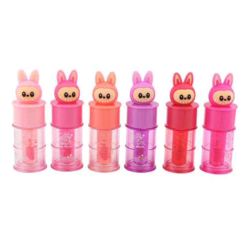 24PCS - Labubu Monster Bunny Top Lip Gloss